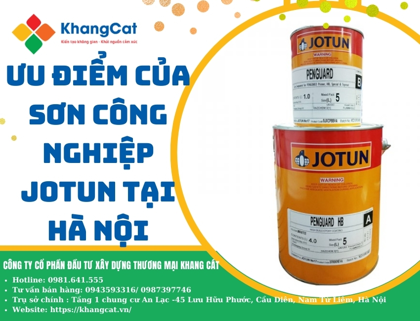 Ưu điểm của sơn công nghiệp JOTUN tại Hà Nội và ứng dụng thực tế